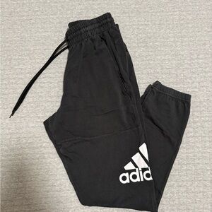 Adidas Black Sweatpants with Logo